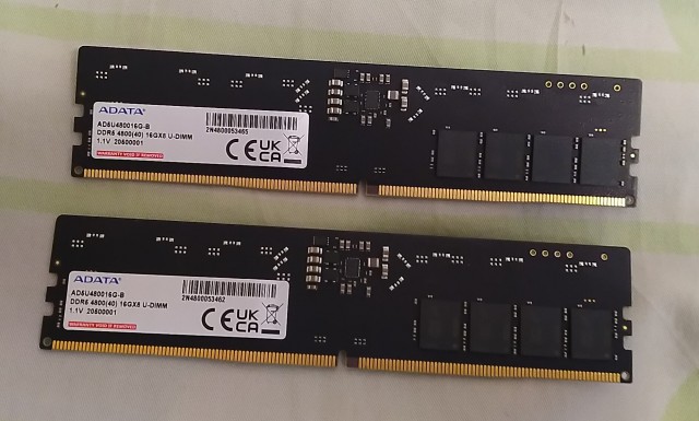 Оперативная память ADATA ddr5 (2*16) +(2*16)
