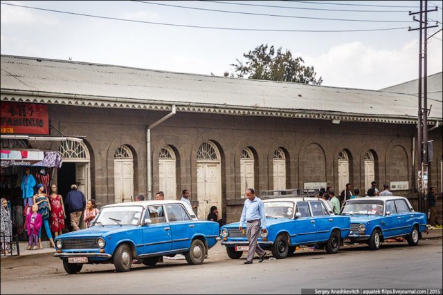 Эфиопское такси. ВАЗ-2101