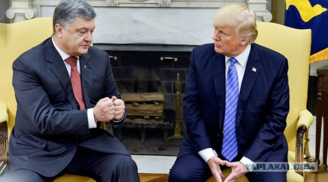 Дональд Трамп и Пётр Пороше́нко