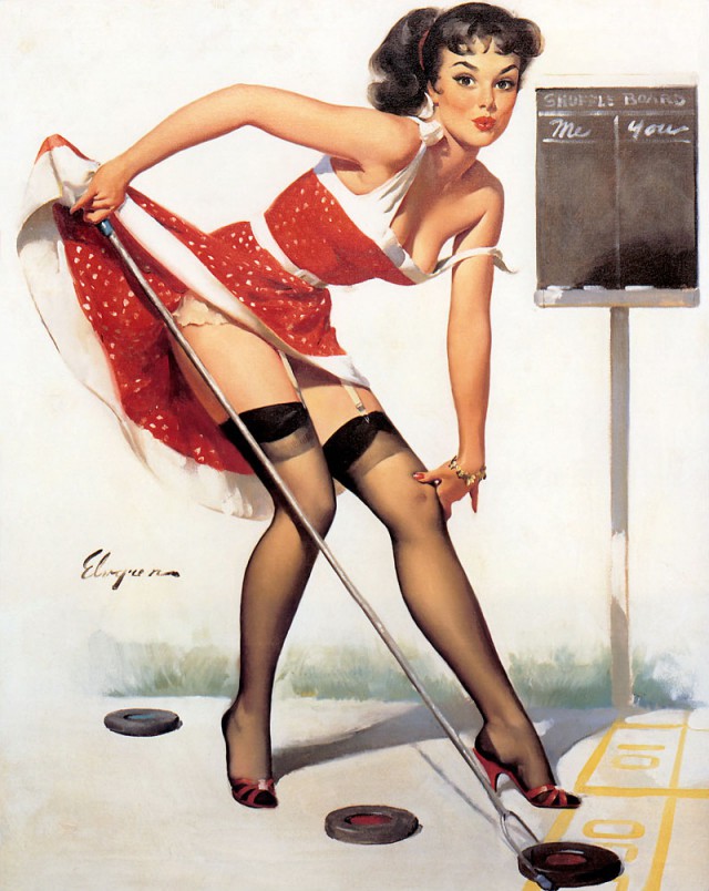 PIN-UP искусство Old school