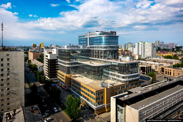 Екатеринбург с высоты: город, растущий вверх
