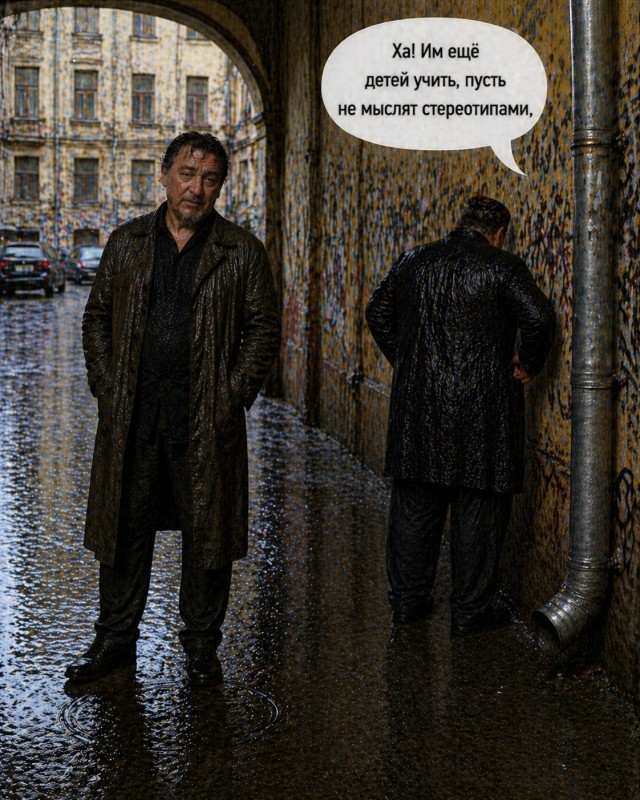 Комикс про стереотипный Питер