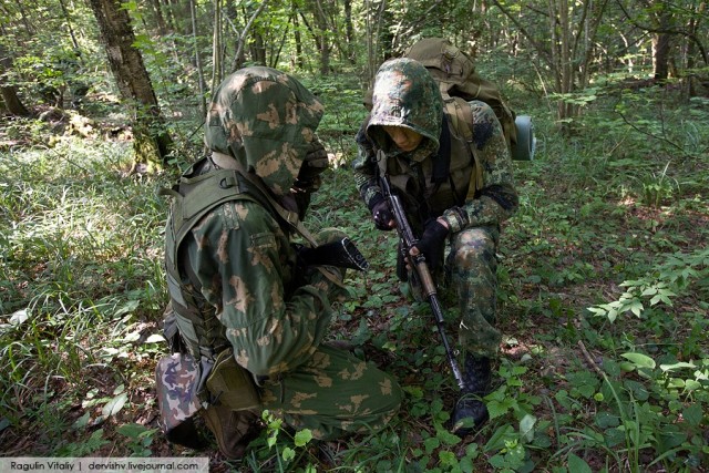 Марш-бросок со спецназом ВДВ