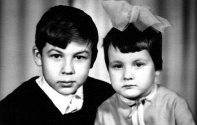 Знаменитости в кругу семьи.,  Фото из домашних архив