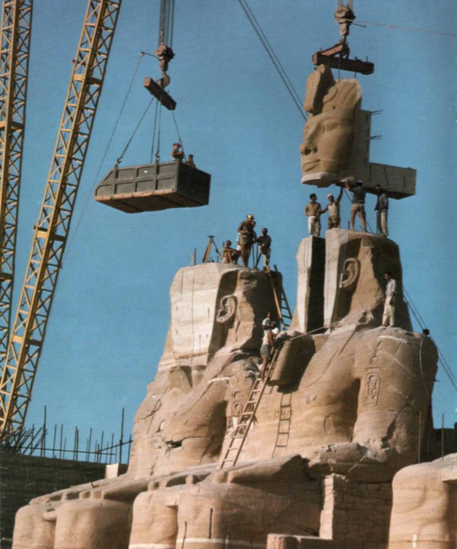 Спасение Храма Рамсеса II в фотографиях