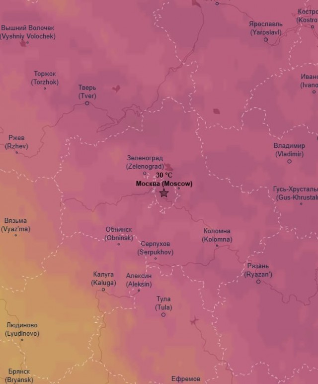 Погода в Москве.