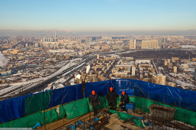 Москва с высоты птичьего полета