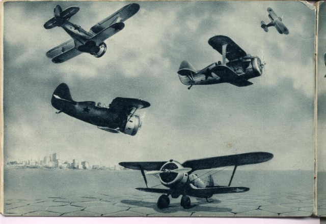 Силуэты самолетов Второй Мировой