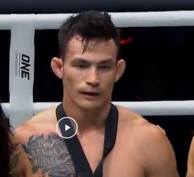 Российский боец был отправлен в глубокий нокаут на турнире One Championship