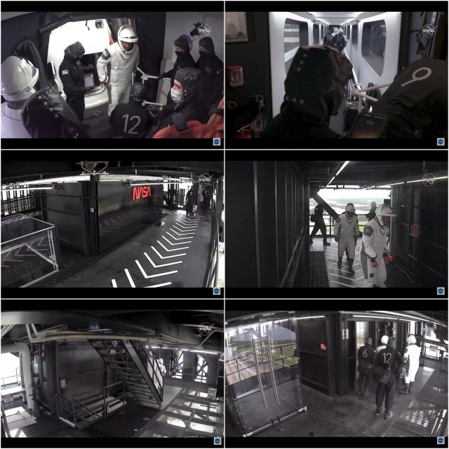 Прямая трансляция пилотируемого запуска SpaceX Crew Dragon