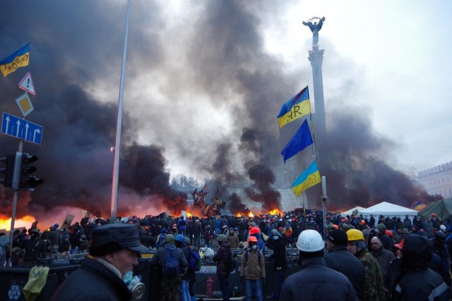 Под Харьковом упал и загорелся самолёт
