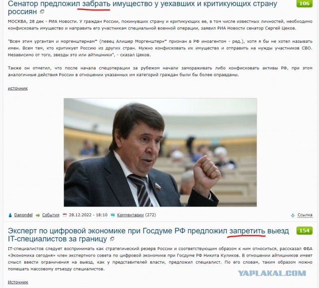 Эксперт по цифровой экономике при Госдуме РФ предложил запретить выезд IT-специалистов за границу