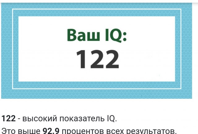 А какой у Вас IQ?