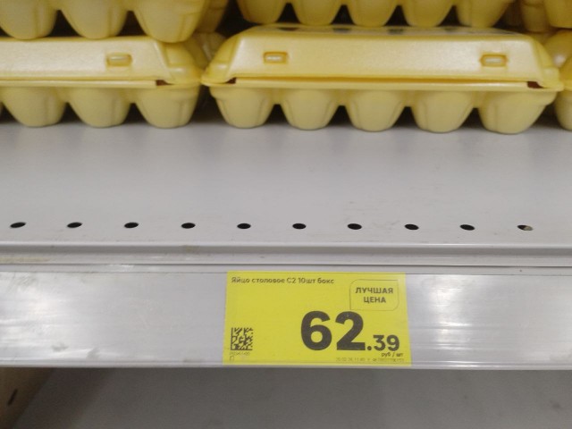 Опять яйца дорожают