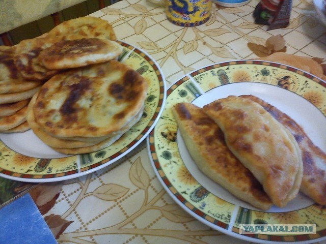 Лепешки жареные, С разными начинками