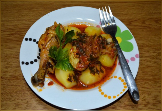 Ароматная курочка с восточными нотками