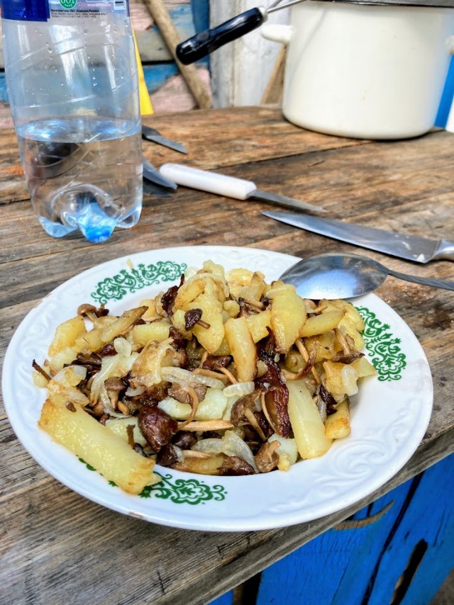 Жареный картофель. Кулинария.