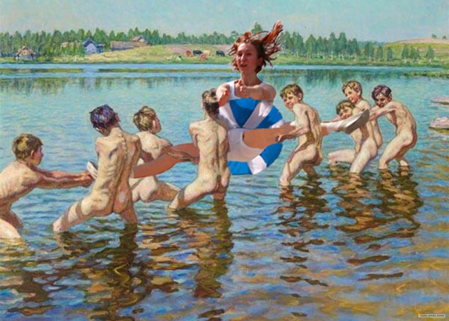 Фотожаба: прыжок