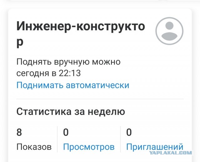 Мифы работодателей о " толпах за забором за кусочек хлеба" продолжают развеиваться...