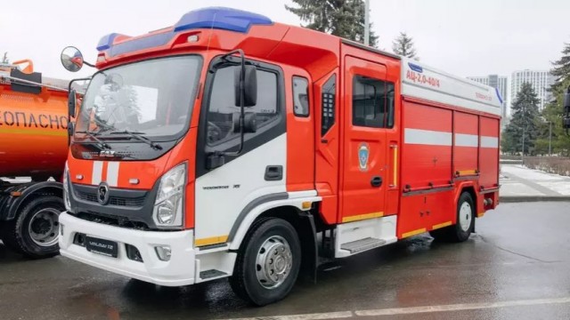 В России представили новый пожарный автомобиль на шасси «Валдай 12»
