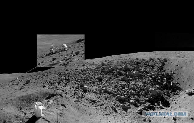 На Луне нашли место падения ускорителя Apollo 16