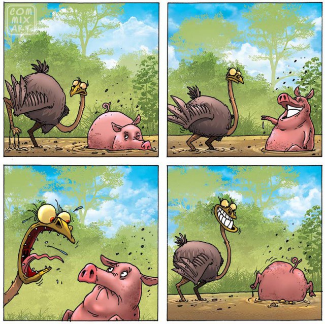 Приключение страуса
