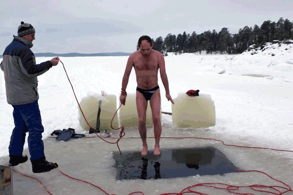 На живца