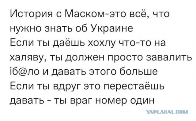 Маск сдулся.