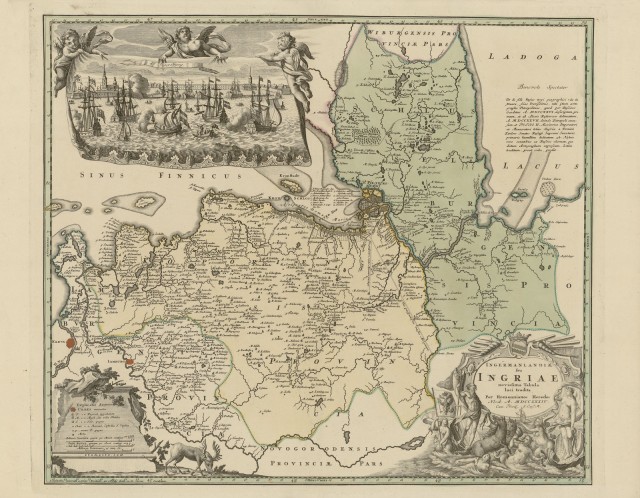 Несколько старинных карт Петербурга