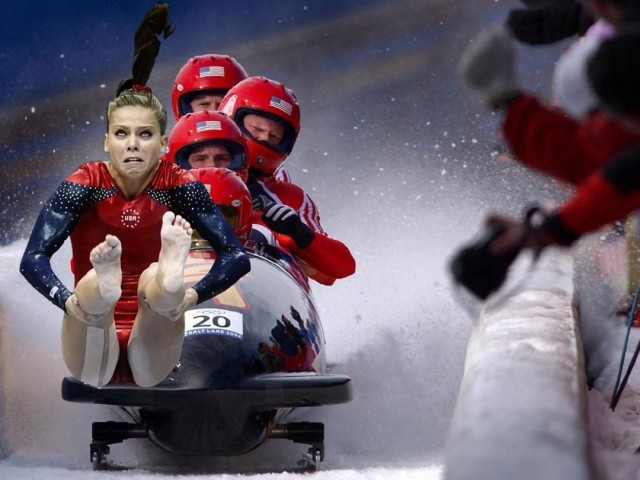 Фотожаба Гимнасточка