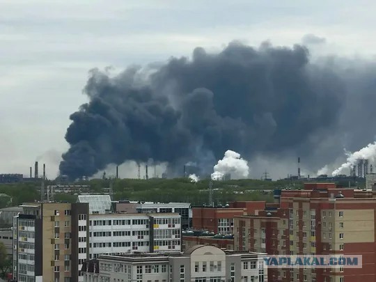 В Череповце произошел пожар в промзоне «Северстали»
