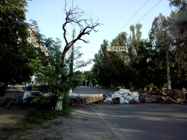 Стрельба в районе Славянска.