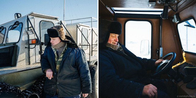 Доставка почты на крайний север по льду Лены