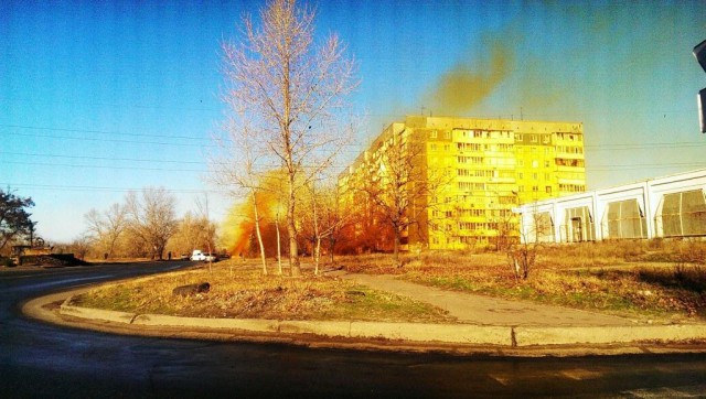 Утечка кислоты в Днепропетровске