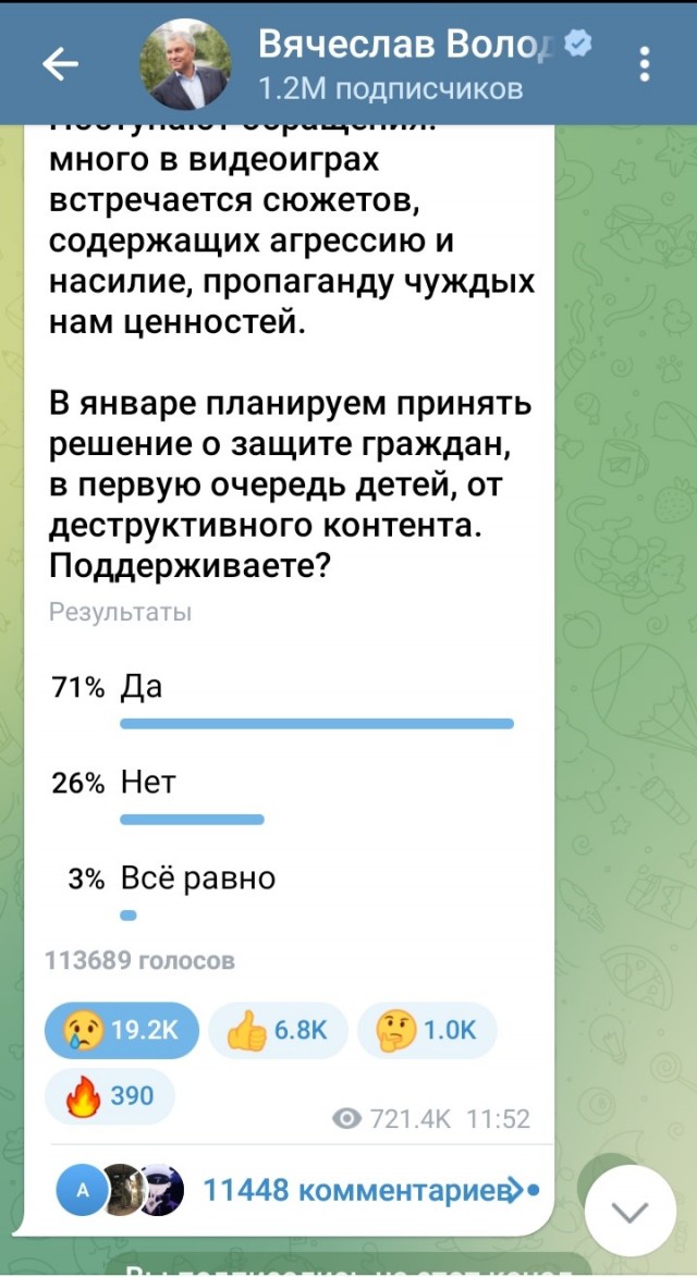 «Кровь, кишки, расхреначило»: глава Госдумы задумался о защите детей от жестоких видеоигр