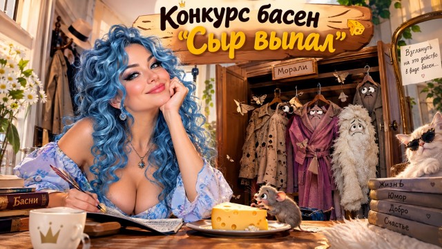 Сыр выпал — конкурс басен начался!