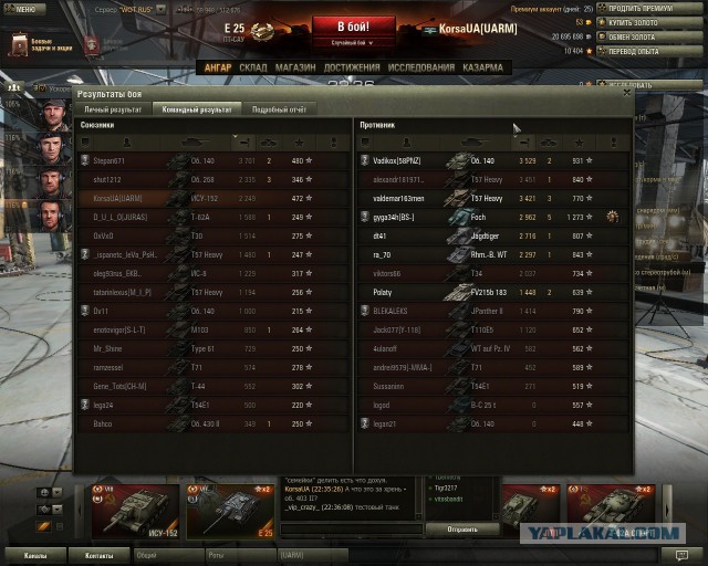 Wargaming 12, WoT сотоварищи