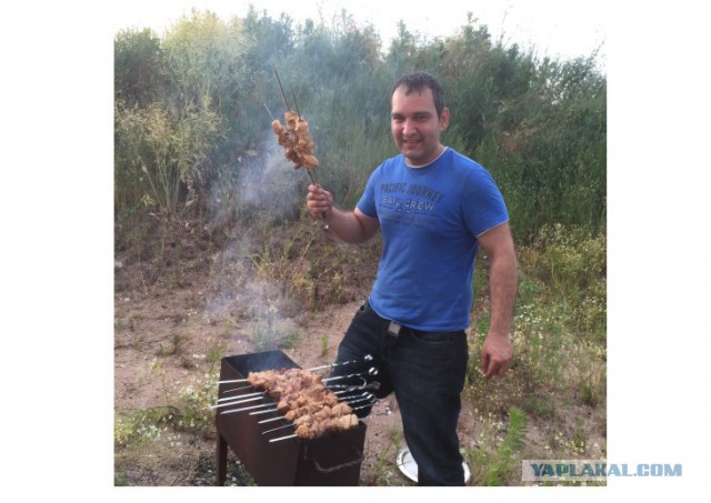 Жаренная свининка, на мангале.