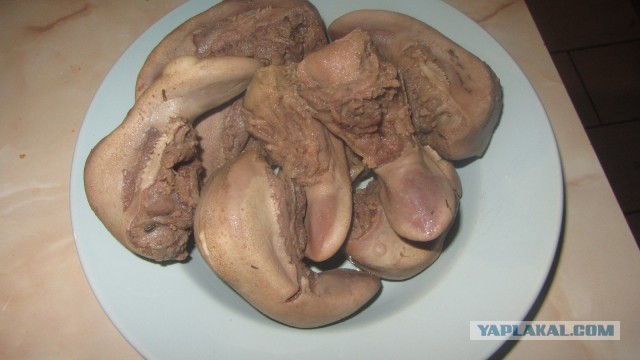 Заливное из языка
