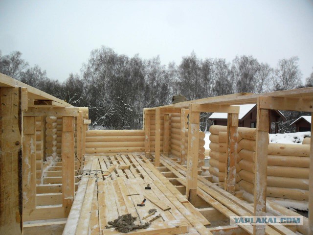 Строительство дома на даче