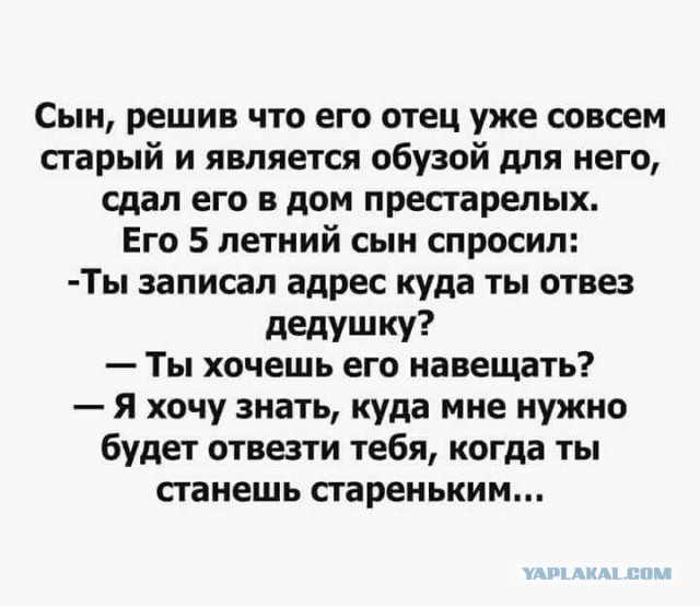 Я понимаю тех, кто сдает родителей в дом престарелых