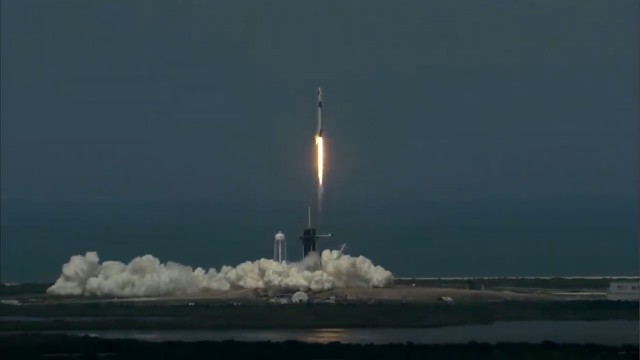 Прямая трансляция повторного запуска SpaceX Crew Demo-2