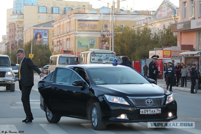 Роскошные автомобили российской полиции