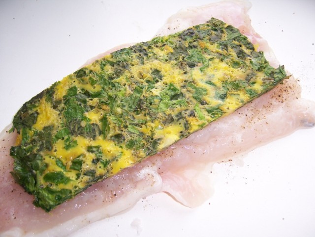 Рулетики из морского языка с овощами