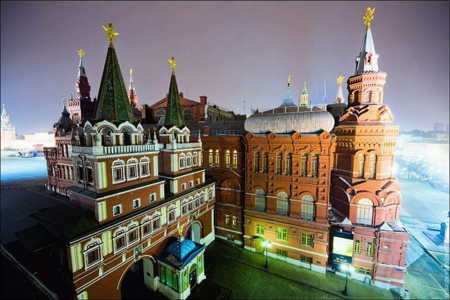 Ночная Красная площадь