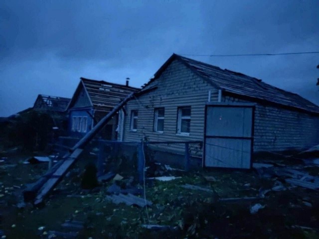 Ураган разбушевался в Курской области. Погиб студент в общежитии