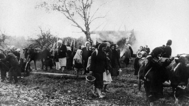 "Мы должны будем уничтожить по меньшей мере одну треть населения присоединённых территорий.Самый лучший способ для этого-голод."