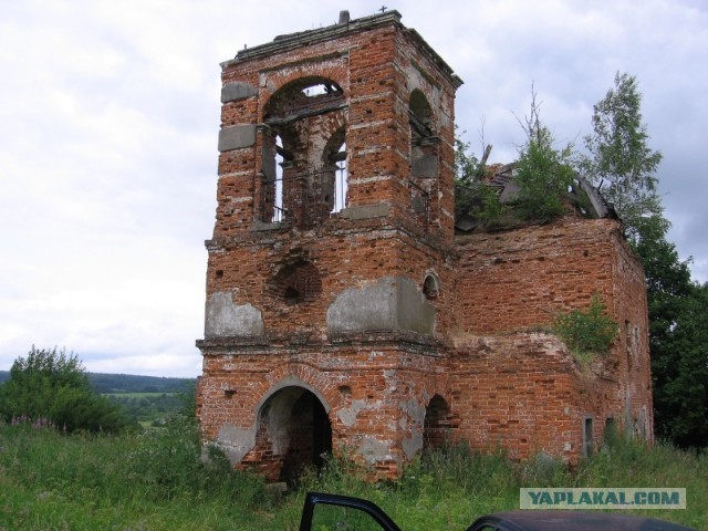 Путешествие по руинам сел Тверской Губернии.