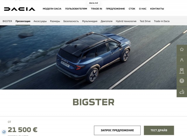 Самый продаваемый автомобиль в Европе в 2025 году — Dacia Sandero