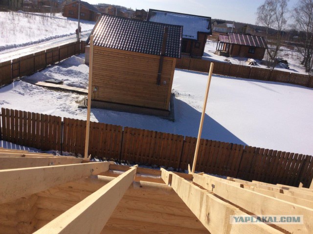 Строительство дома на даче